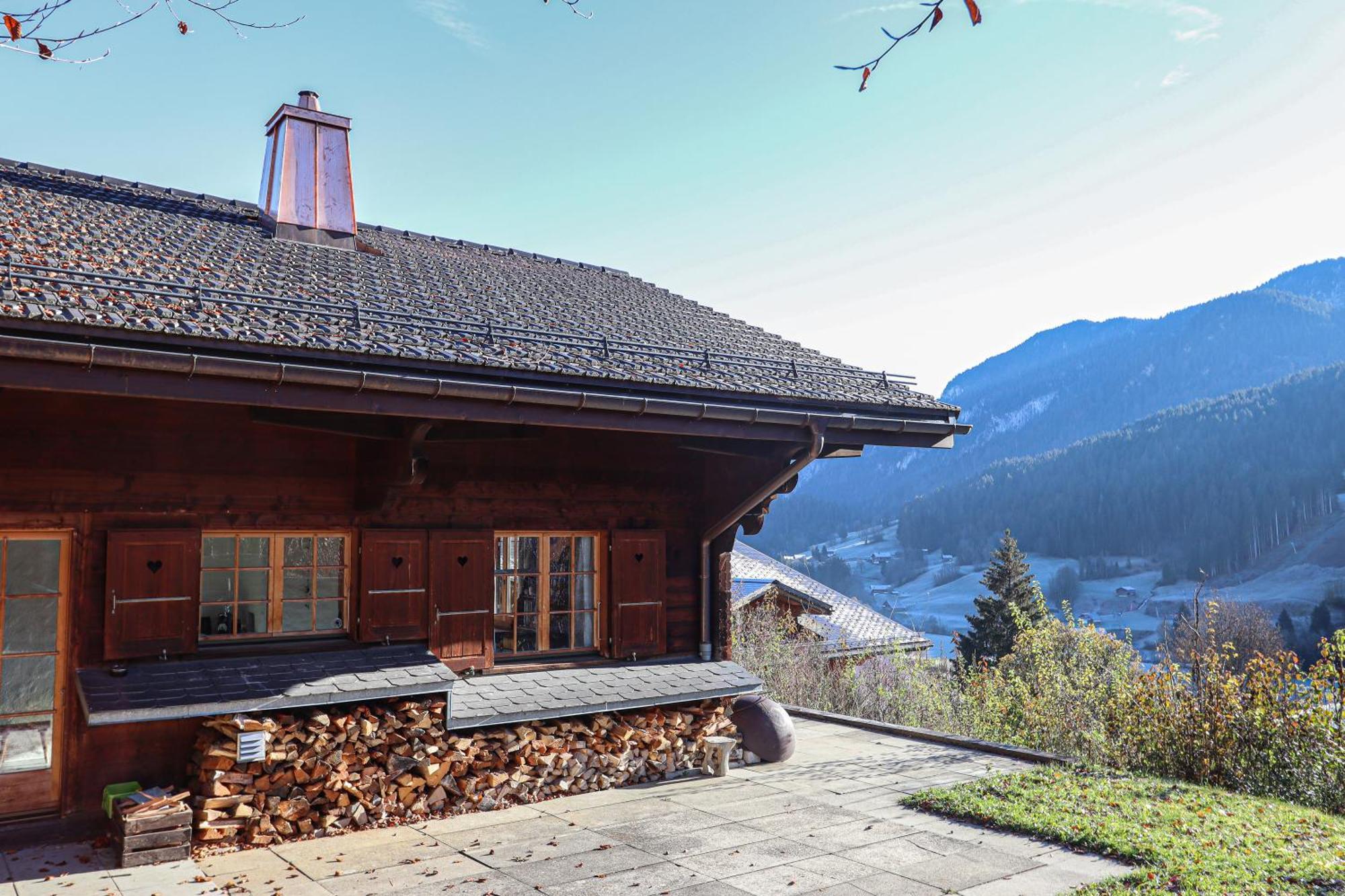 Les Jumelles Villa Gstaad Exterior photo