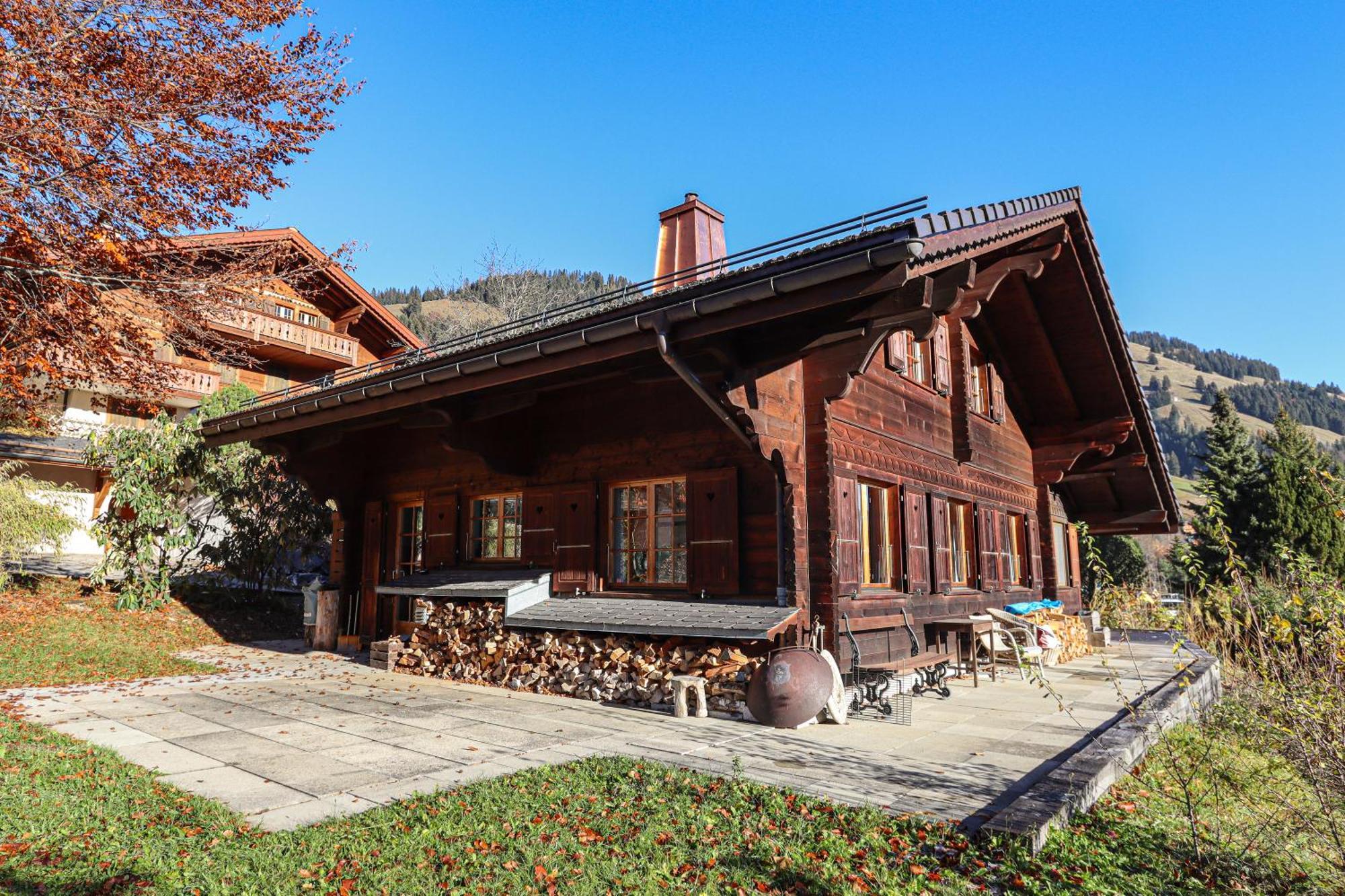 Les Jumelles Villa Gstaad Exterior photo